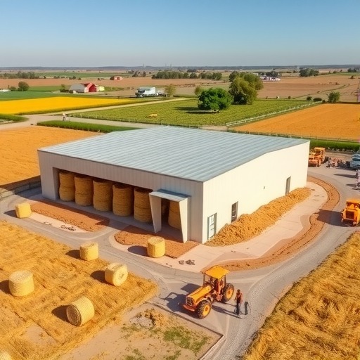 泗洪县农业农村局深入乡镇推进秸秆收储中心建设工作(图1)