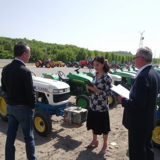 金塔县农机服务中心开展农机购置与应用补贴机具现场核查工作(图1)