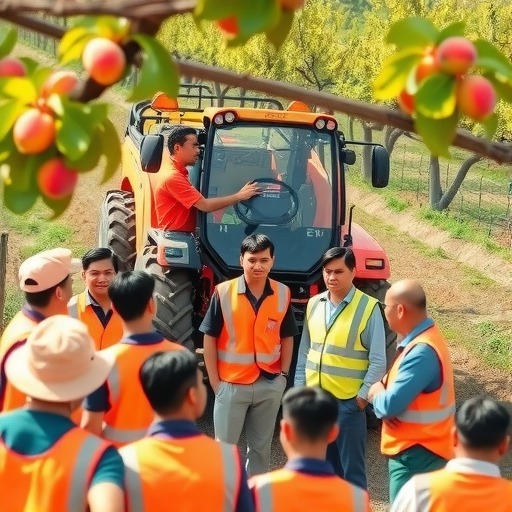泰安市暨肥城市农机安全生产开工“第一课”活动在桃园举办(图1)