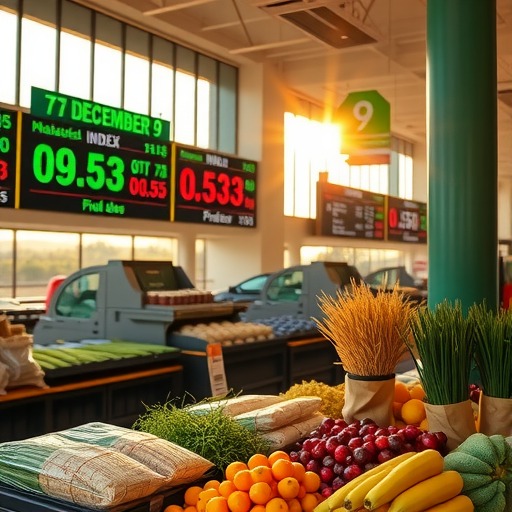 12月09日：“农产品批发价格200指数”比昨天上涨0.53个点(图1)