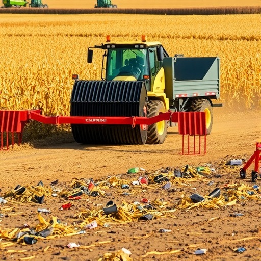 金塔2026年玉米茬地残膜机械化捡拾现场演示及技术培训活动在东坝举办(图1)