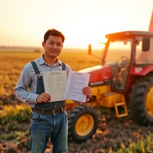 江西一农户成功办理农机购置贷款贴息(图1)