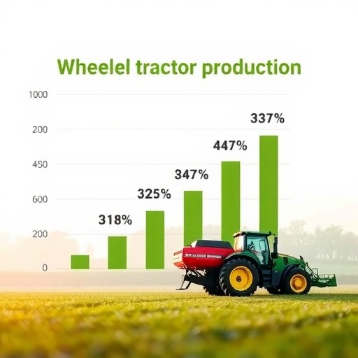 国家统计局发布10月轮式拖拉机月度数据(图1)