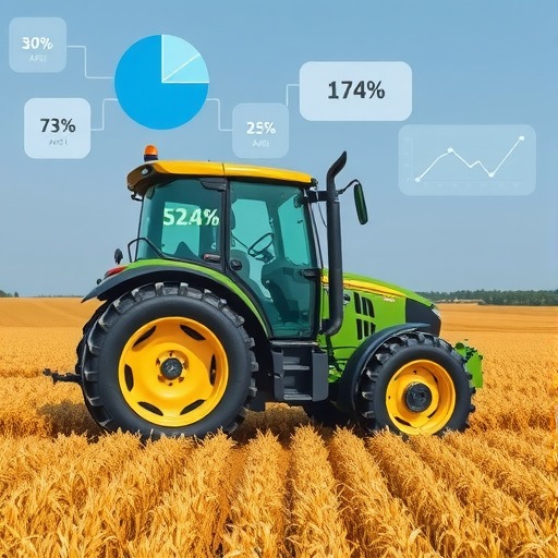 国家统计局4月发布：轮式拖拉机月度数据(图1)