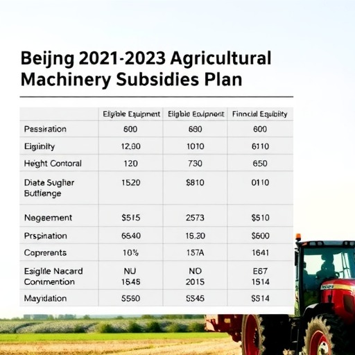 北京市2021-2023年农机购置补贴实施方案公开征求意见（附补贴范围表）(图1)