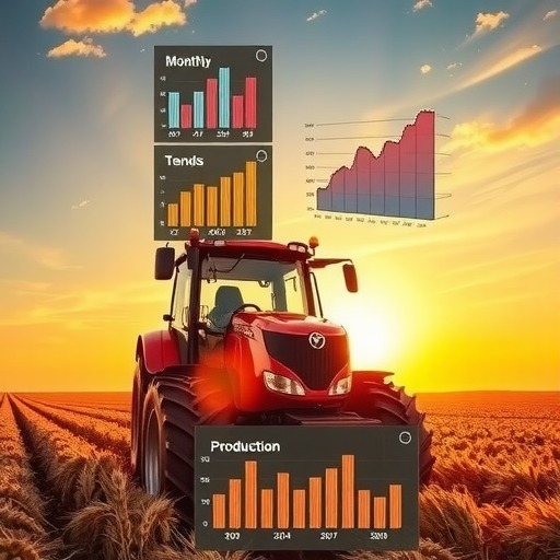 国家统计局5月发布：轮式拖拉机月度数据(图1)