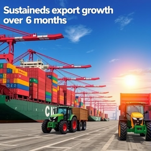 我国农机出口实现6个月持续增长(图1)