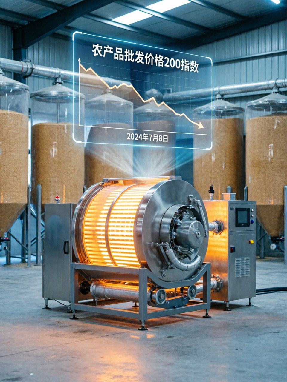 7月8日：“农产品批发价格200指数”比昨天下降0.10个点(图1)