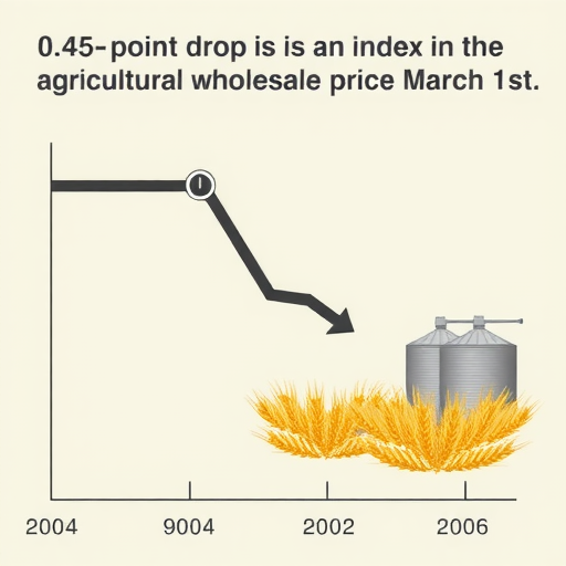 3月1日：“农产品批发价格200指数”比上周五下降0.45个点(图1)
