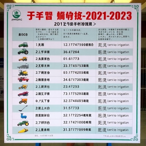 江西省2021-2023年农机购置补贴机具种类范围公示(图1)