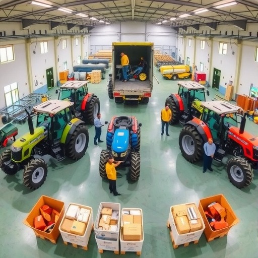 酒泉农机装备制造企业一季度产销两旺(图1)