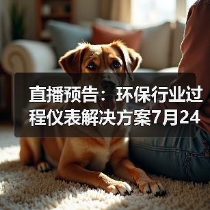 直播预告：环保行业过程仪表解决方案7月24日即将开课（图4）
