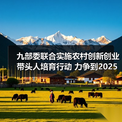 九部委联合实施农村创新创业带头人培育行动 力争到2025年培育农村创新创业带头人100万以上（图2）
