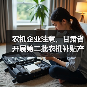 农机企业注意，甘肃省开展第二批农机补贴产品自主投档（图1）