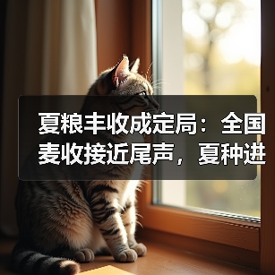 夏粮丰收成定局:全国麦收接近尾声,夏种进行中(图4) 夏粮丰收成定局:全国麦收接近尾声,夏种进行中(图4)