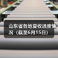 山东省各地夏收进度情况（截至6月15日）（图2）