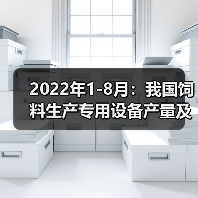 2022年1-8月：我国饲料生产专用设备产量及增长情况（图2）