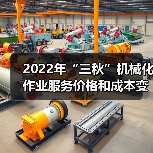 2022年“三秋”机械化作业服务价格和成本变化趋势调查报告（图1）