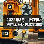 2022年8月：收获机械进口金额比去年同期增加93.9%（图4）