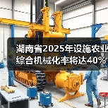 湖南省2025年设施农业综合机械化率将达40%以上(图4) 湖南省2025年设施农业综合机械化率将达40%以上(图4)