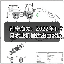 南宁海关：2022年1-7月农业机械进出口数据公布（图3）
