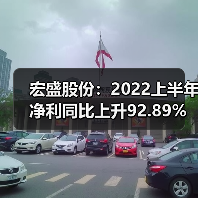 宏盛股份:2022上半年净利同比上升92.89%(图1) 宏盛股份:2022上半年净利同比上升92.89%(图1)