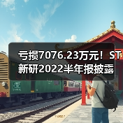 亏损7076.23万元！ST新研2022半年报披露（图3）