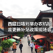 西藏日喀则举办农机报废更新补贴政策现场会(图1) 西藏日喀则举办农机报废更新补贴政策现场会(图1)