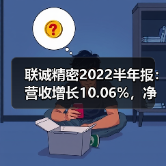 联诚精密2022半年报:营收增长10.06%,净利下降48.92%(图1) 联诚精密2022半年报:营收增长10.06%,净利下降48.92%(图1)