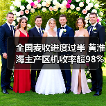 全国麦收进度过半 黄淮海主产区机收率超98%（图4）