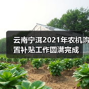云南宁洱2021年农机购置补贴工作圆满完成(图4) 云南宁洱2021年农机购置补贴工作圆满完成(图4)