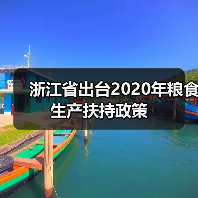 浙江省出台2020年粮食生产扶持政策(图1) 浙江省出台2020年粮食生产扶持政策(图1)