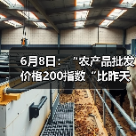6月8日：“农产品批发价格200指数“比昨天下降0.57个点（图2）