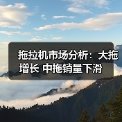 拖拉机市场分析:大拖增长 中拖销量下滑(图1) 拖拉机市场分析:大拖增长 中拖销量下滑(图1)