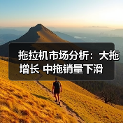 拖拉机市场分析:大拖增长 中拖销量下滑(图2) 拖拉机市场分析:大拖增长 中拖销量下滑(图2)