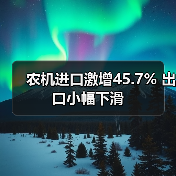 农机进口激增45.7% 出口小幅下滑（图4）