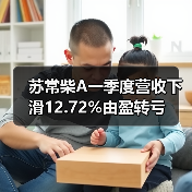苏常柴A一季度营收下滑12.72%由盈转亏（图1）