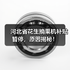河北省花生摘果机补贴暂停，原因揭秘！（图3）