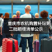 重庆市农机购置补贴第二批明细清单公示（图1）