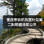 重庆市农机购置补贴第二批明细清单公示（图2）