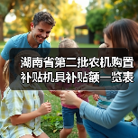 湖南省第二批农机购置补贴机具补贴额一览表公示（图3）