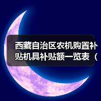 西藏自治区农机购置补贴机具补贴额一览表（第一批）明细解读（图4）
