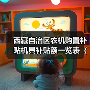 西藏自治区农机购置补贴机具补贴额一览表（第一批）明细解读（图1）