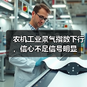 农机工业景气指数下行，信心不足信号明显（图1）
