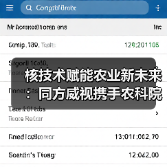 核技术赋能农业新未来：同方威视携手农科院共建产业研究院（图1）