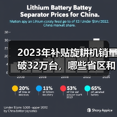 2023年补贴旋耕机销量破32万台,哪些省区和企业领跑?(图2) 2023年补贴旋耕机销量破32万台,哪些省区和企业领跑?(图2)
