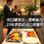 出口增速快:河南省2023年农机进出口金额对比悬殊(图1) 出口增速快:河南省2023年农机进出口金额对比悬殊(图1)