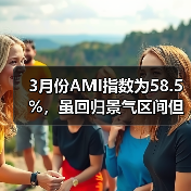 3月份AMI指数为58.5%,虽回归景气区间但“体感偏凉”(图4) 3月份AMI指数为58.5%,虽回归景气区间但“体感偏凉”(图4)