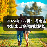 2024年1-2月:河南省农机出口金额同比增长24.4%(图2) 2024年1-2月:河南省农机出口金额同比增长24.4%(图2)