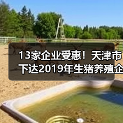 13家企业受惠!天津市下达2019年生猪养殖企业贷款贴息资金(图2) 13家企业受惠!天津市下达2019年生猪养殖企业贷款贴息资金(图2)